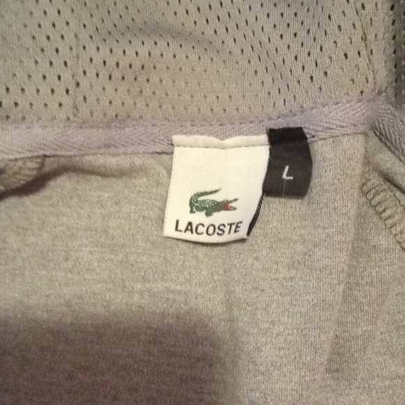 Men's Large Grey Army Camo Lacoste Sweat suit - Picture 12 of 13